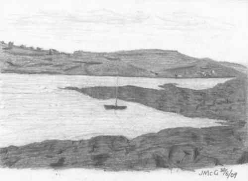 Boat on mooring